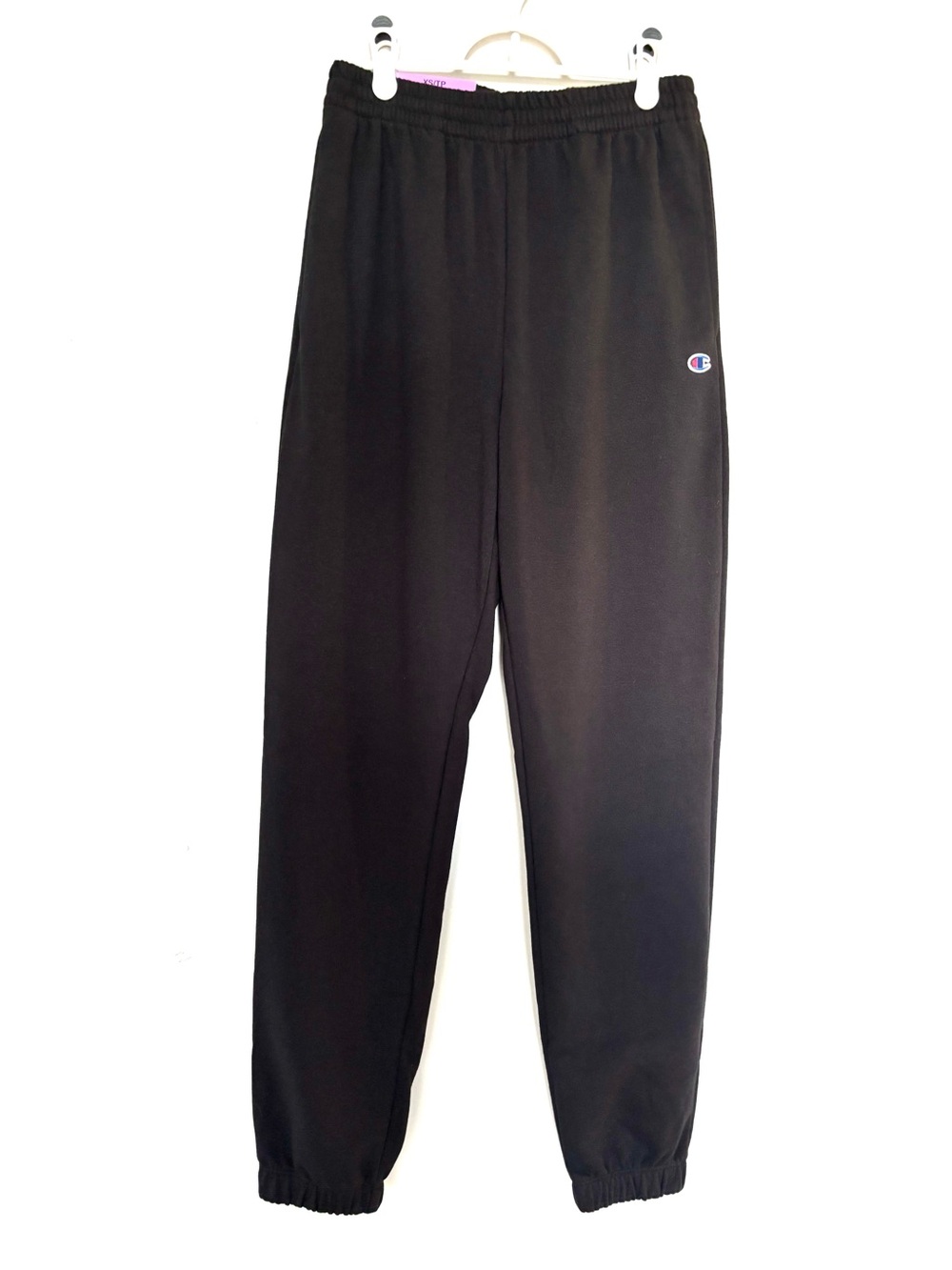 Champion Ladies Black Logo Sweatpants - Picture 3 of 6